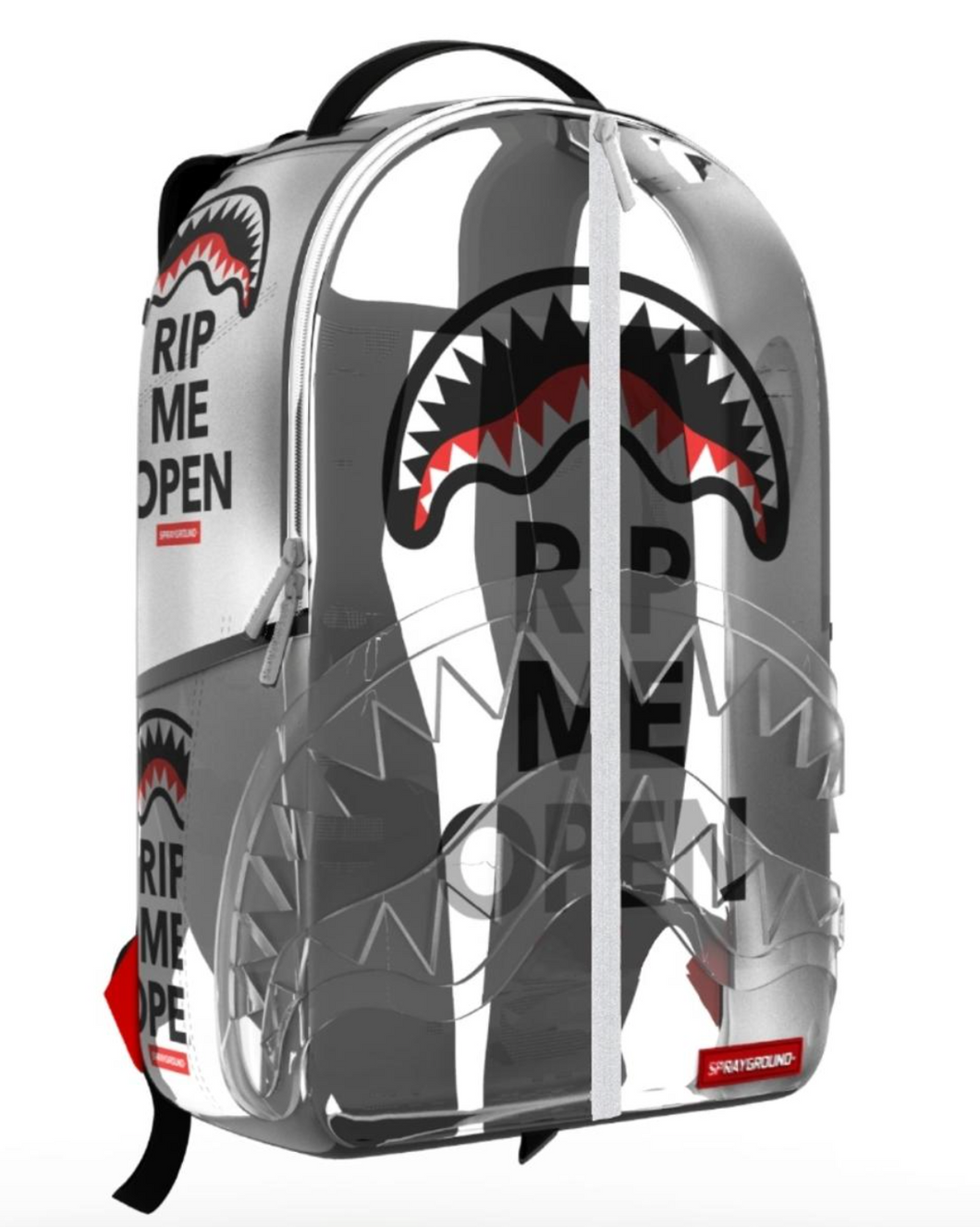 Sprayground Rip Me Open See Through Shark Backpack – WNS Apparel