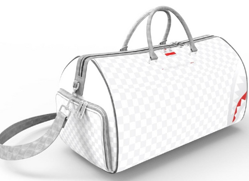 Sprayground Sharks In Paris Mean & Clean Belt Bag in White for Men