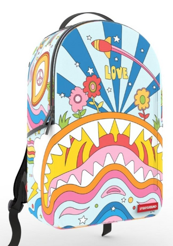 Sprayground Groovy Shark Mini Backpack