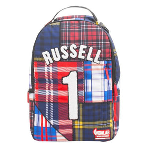 Sprayground NBA D'Angelo Russell Warriors Plaid Backpack