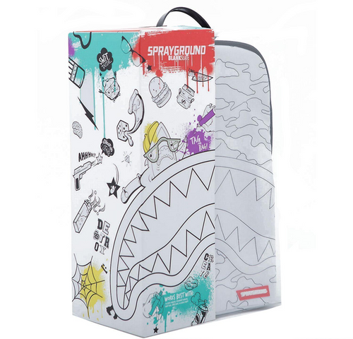 Sprayground Sharks In Paris Paint DLXSV Backpack – WNS Apparel