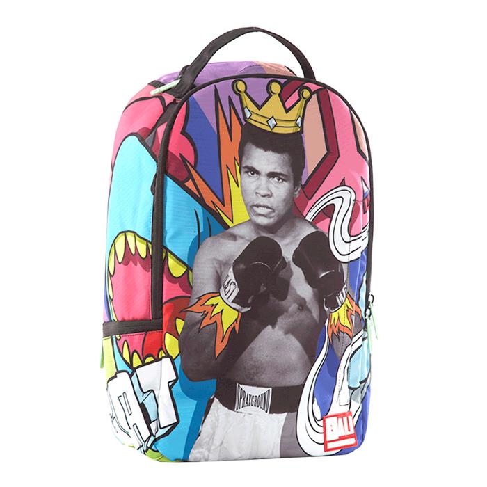 Muhammad ali sprayground backpack Clearance