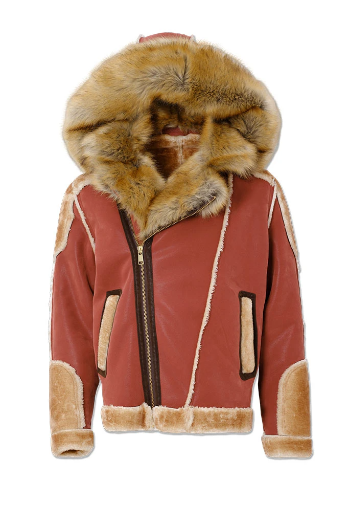 Jordan craig tuscany striped shearling jacket outlet