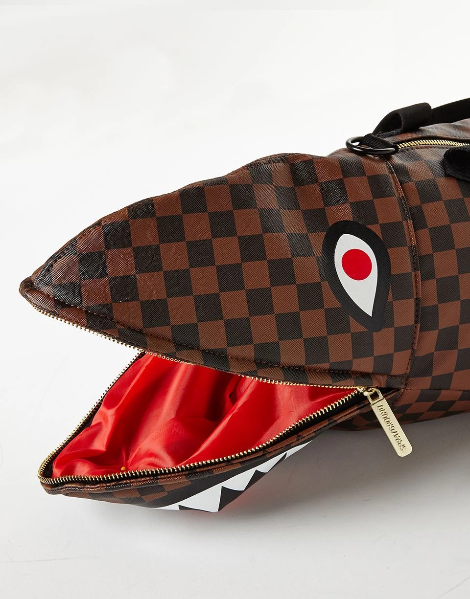 SPRAYGROUND: Fur Sharks in Paris Checkered Backpack