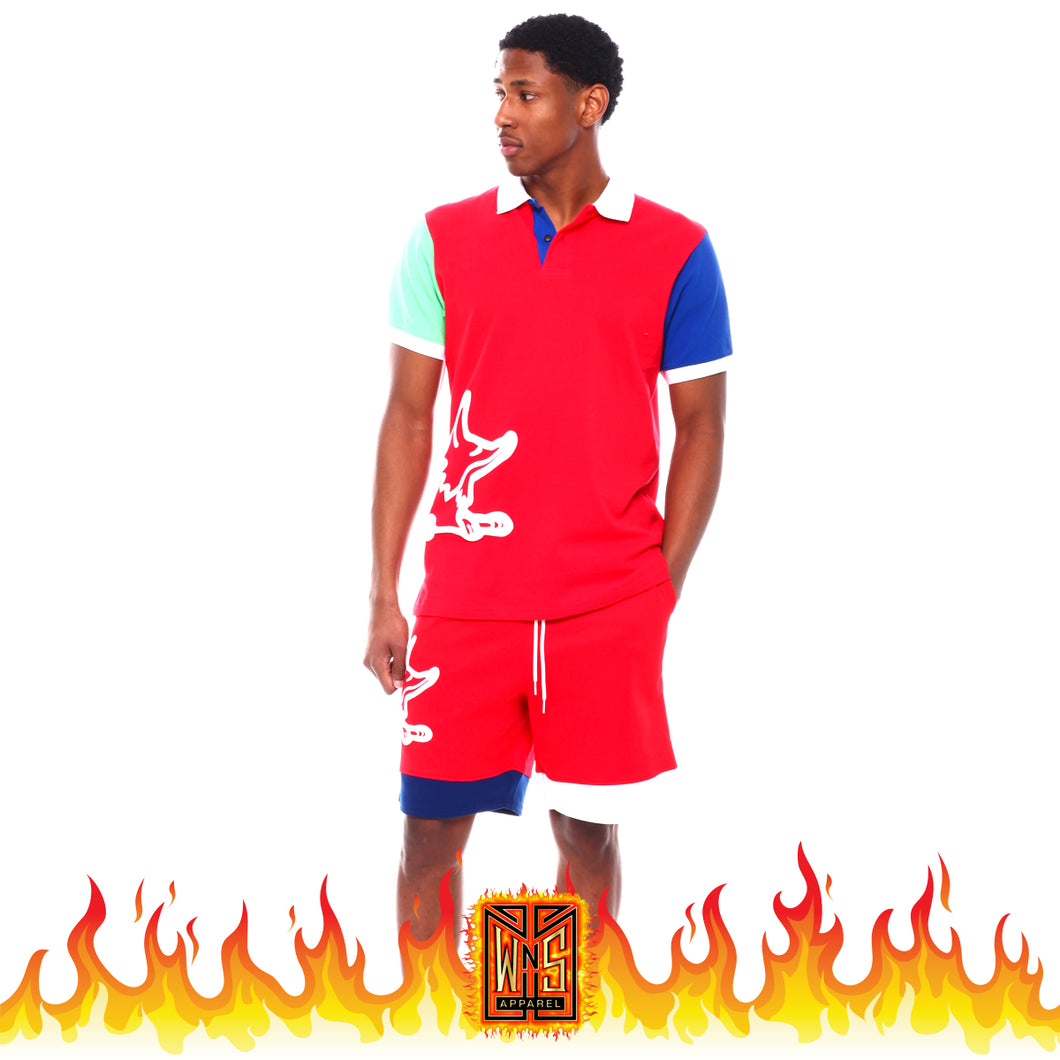 Akoo Prism Tangier Short Set WNS Apparel
