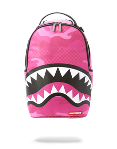 Sprayground Pink Camo Sharks in Paris Backpack
