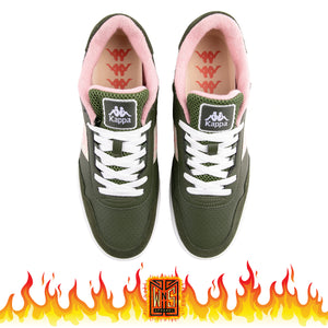 Kappa 222 Banda Barnel 7 Sneakers - Olive/Green/Pink
