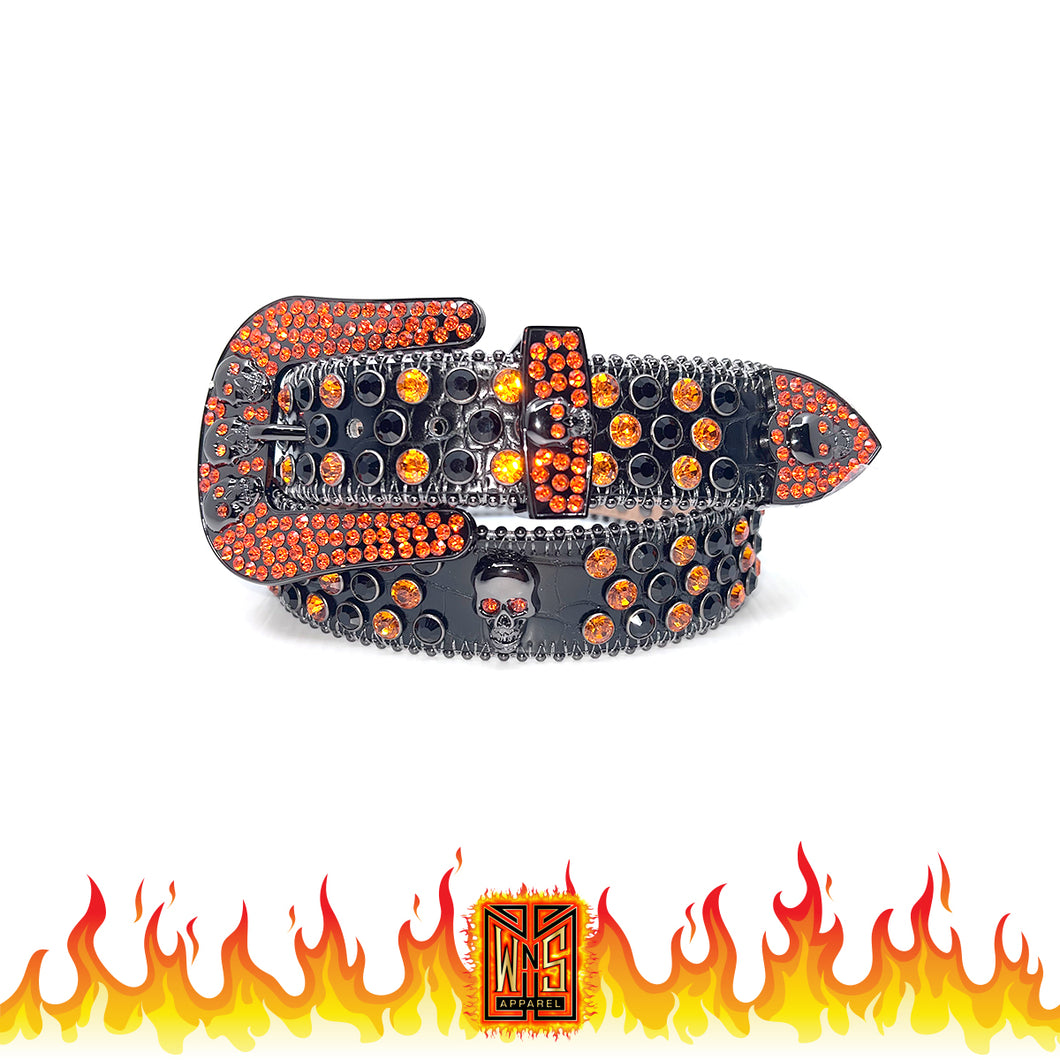 BOO Crystal Leather Belt '22