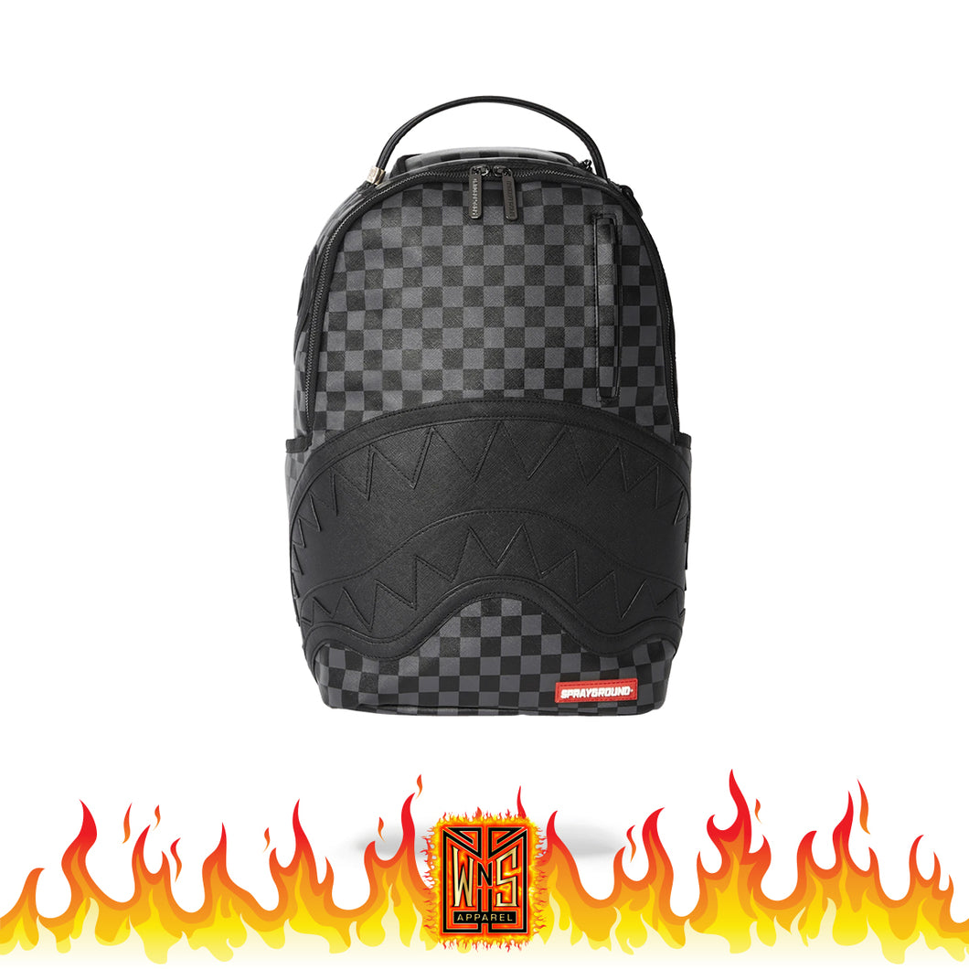 Sprayground Black Henny Sharks in Paris Backpack