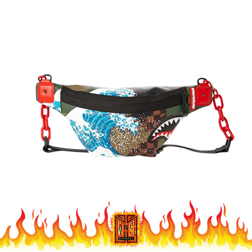Sprayground Camokawa Savvy Chain Crossbody