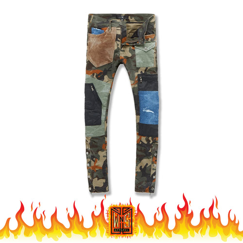 Jordan Craig Patchwork Pants - Woodland Camo