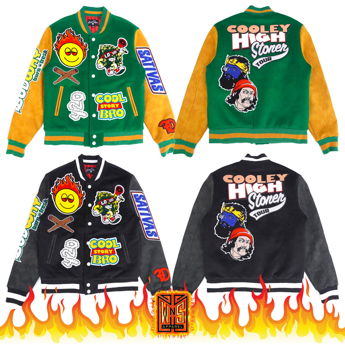 pothead jacket Cooley High Varsity Jacket – WNS Apparel
