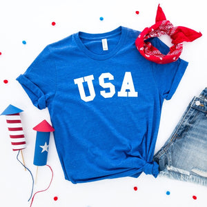 USA Bold Short Sleeve Graphic Tee