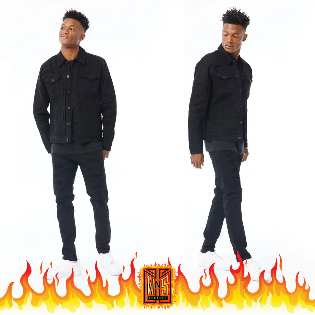 Jordan Craig Black Denim Set