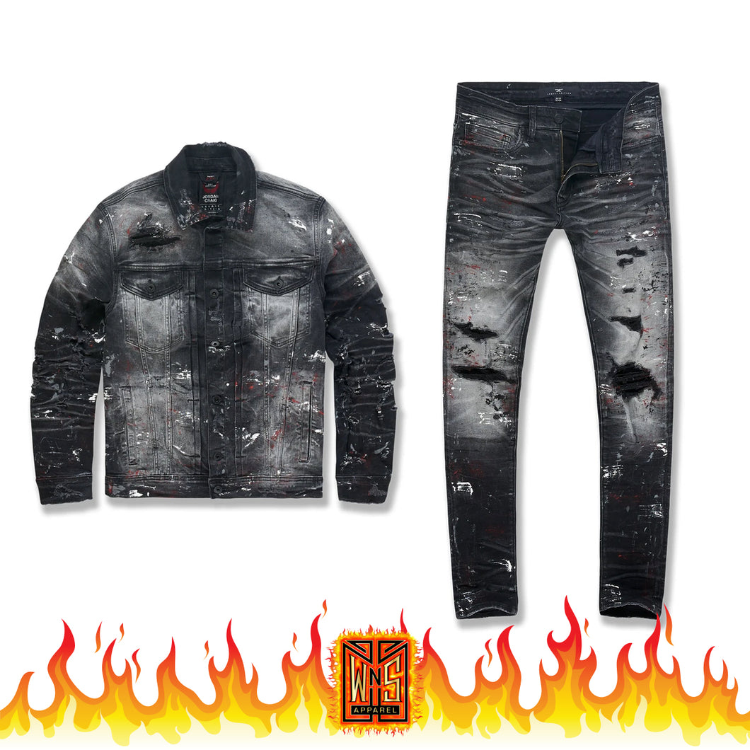 Jordan Craig Avalanche Denim Set (Bred)