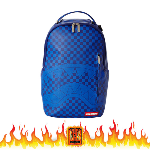 Sprayground Sharks in Paris Shark Universe Backpack (BLUE)