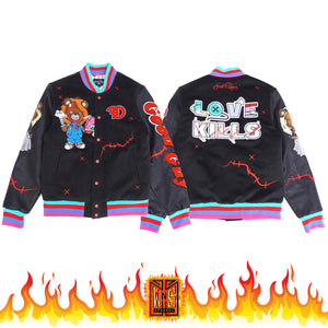 Love Kills Wool Varsity Jacket