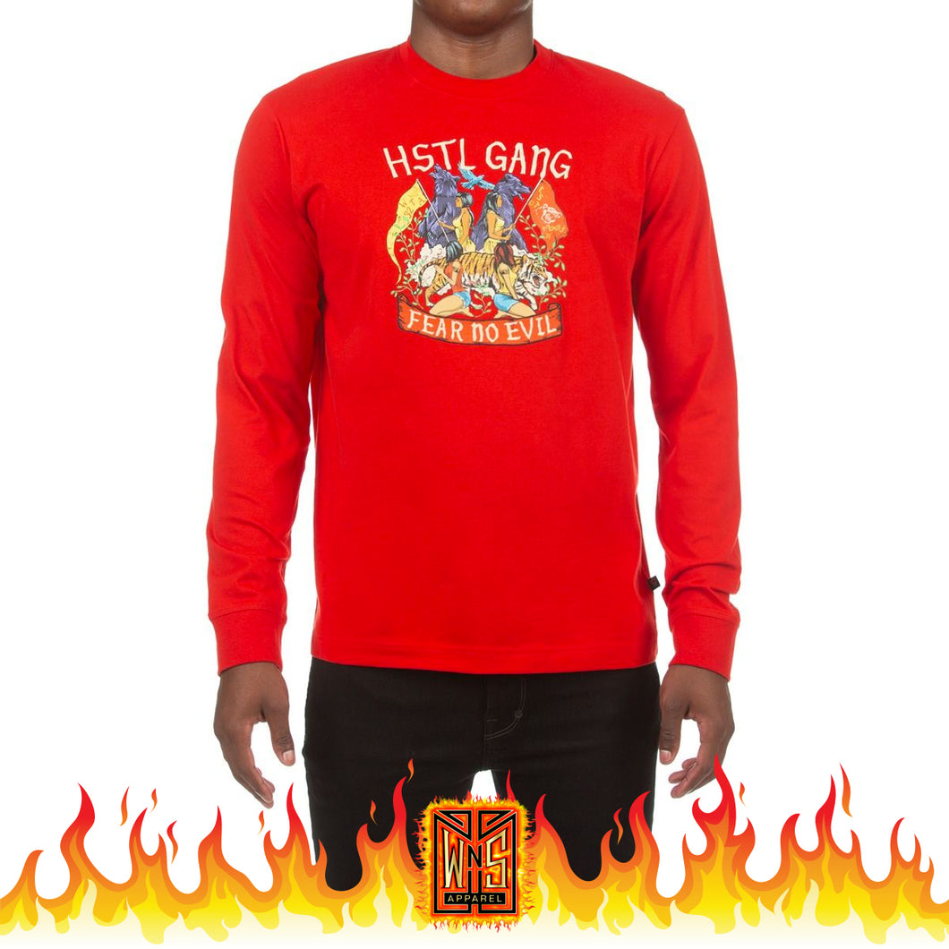 Hustle Gang Fear no Evil Long Sleeve Tee