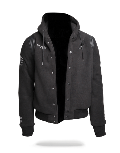 Sprayground Varsity Army Patches Jacket