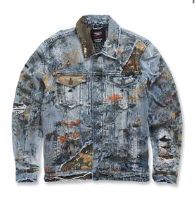 Jordan Craig Freedom camouflage jean jacket