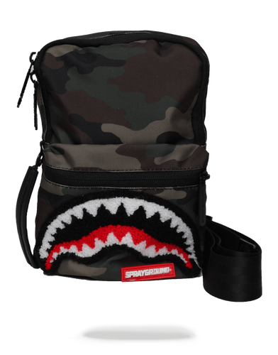 Sprayground Camo Shark Mini Sling