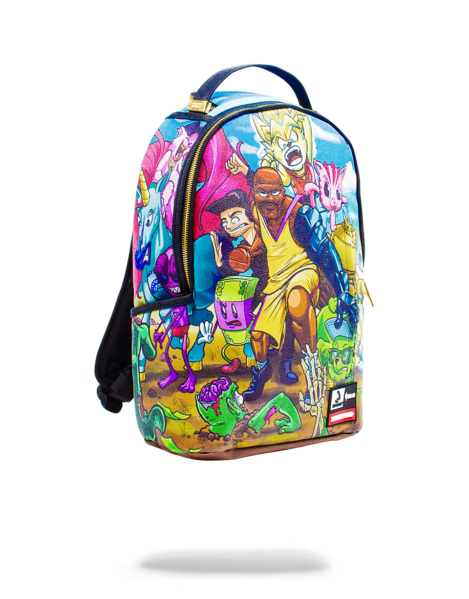 Sprayground Anime Camo Pink Backpack
