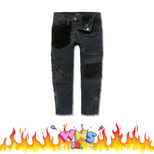 Jordan Craig Kids Patchwork Pants (BLACK OUT)