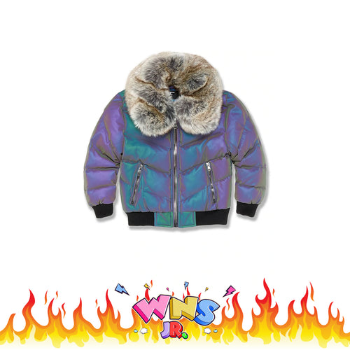 Jordan Craig Kids Iridescent Flatbush Bomber Jacket