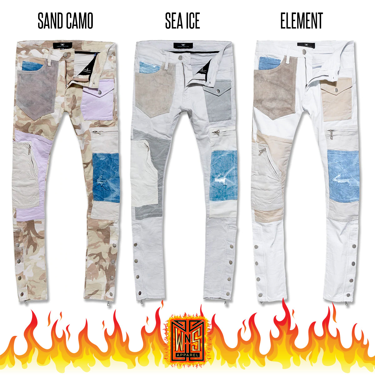 Jordan Craig Ross - Patchwork Pants – WNS Apparel