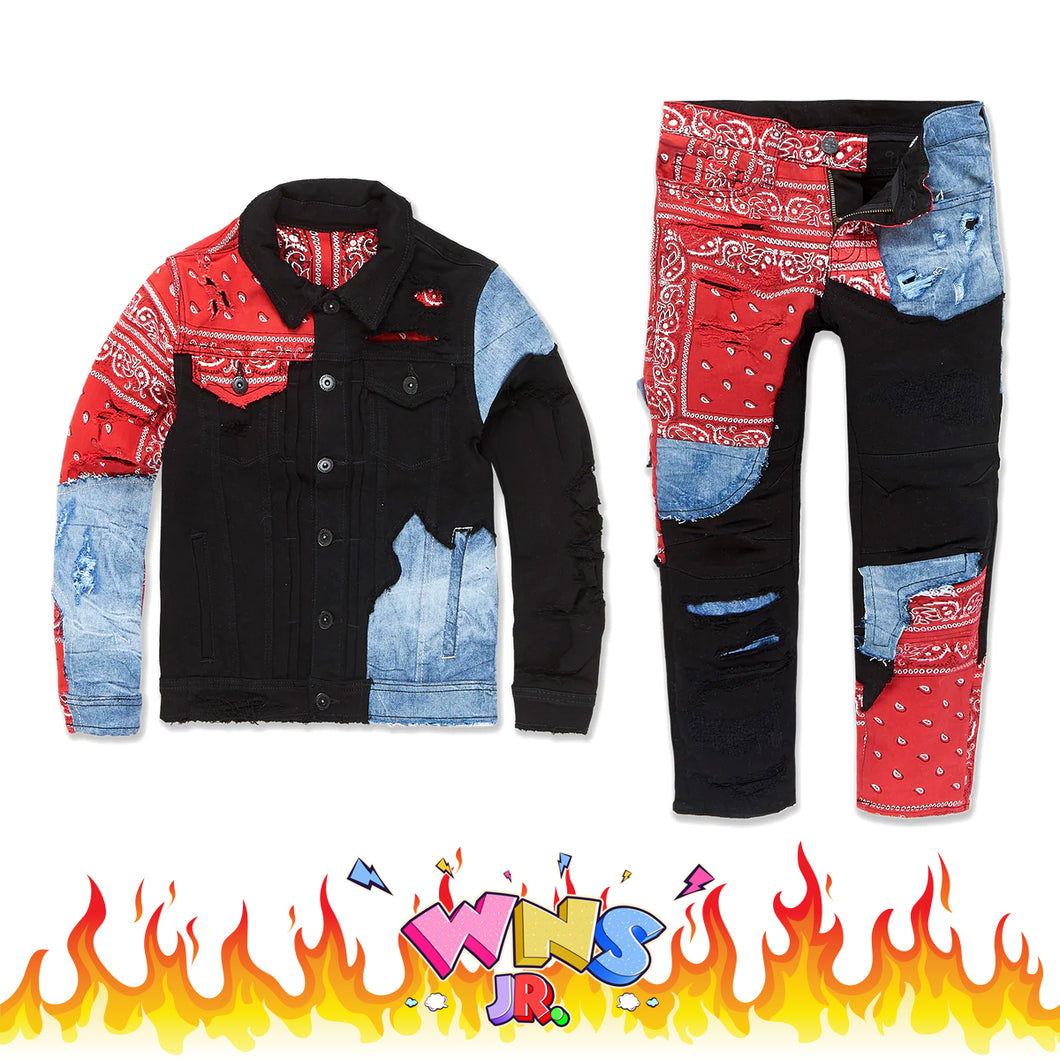 Jordan Craig Kids Represent Denim Jean Set