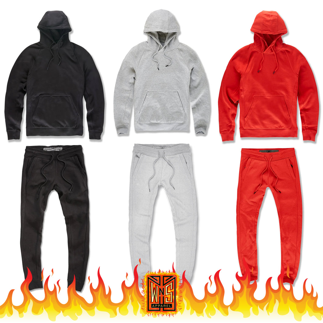Jordan red sweatsuit hot sale