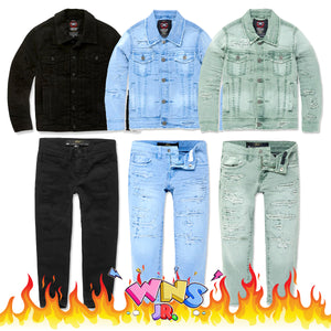 Jordan Craig Kids Tribeca Jeans + Trucker Jacket
