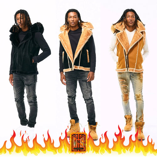 Jordan Craig Denali Shearling Vest