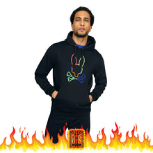 Psycho Bunny Mens Leo Bunny Hoodie