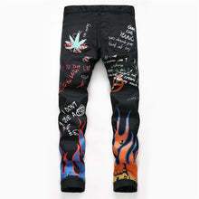 Graffiti Flame Jeans