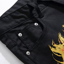 Graffiti Flame Jeans