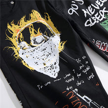 Graffiti Flame Jeans