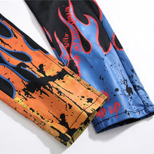 Graffiti Flame Jeans