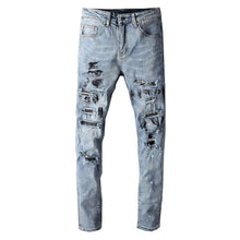 Crystal Ink Splatter Stretch Jeans