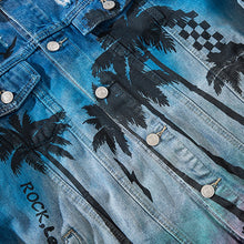 Palm Trees Jean Jacket