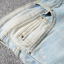 Pink Bandana Light Slim Fit Jeans