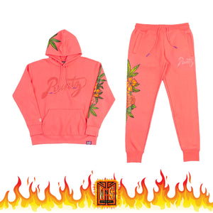 Runtz Floral Rose Sweatsuit