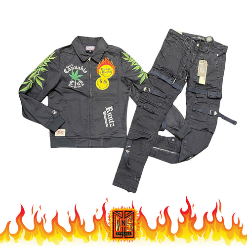 Runtz World Jacket - Navy