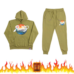 Runtz Scenes Olive Sweatsuit