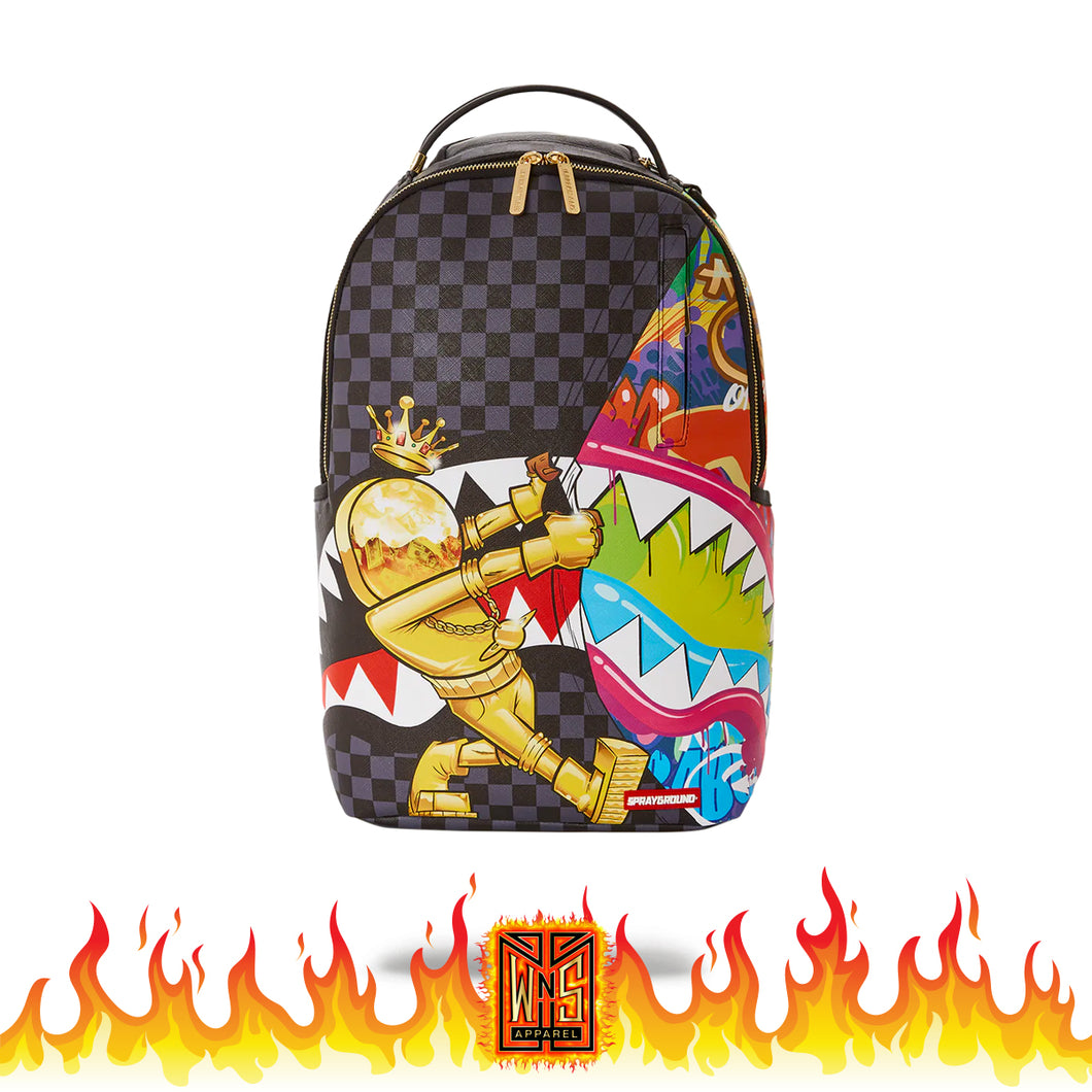 louis vuitton backpack with shark Sprayground The Private Jet Club inspired finish Louis Vuitton Backpack With Shark