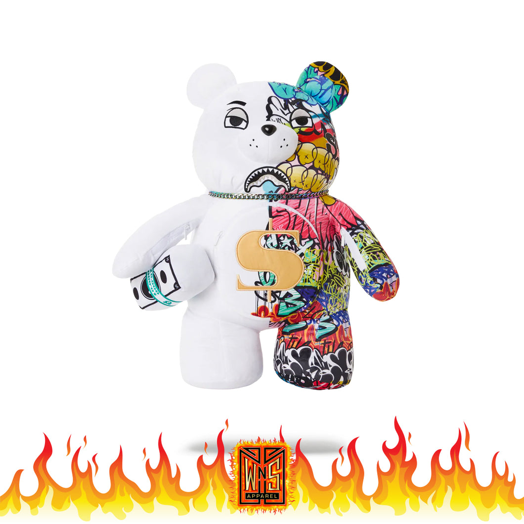 Sprayground Graffiti Bear Backpack