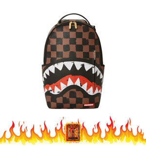 Sprayground Sharks In Paris Paint DLXSV Backpack