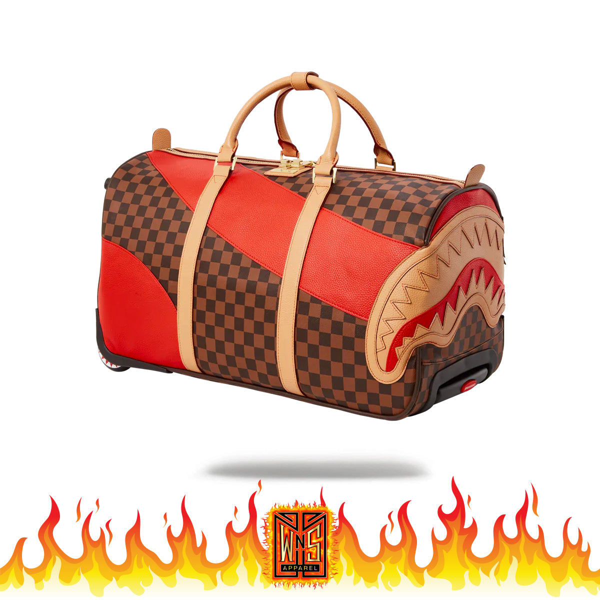 Sprayground Raceway Henny Duffle Wheely Luggage WNS Apparel