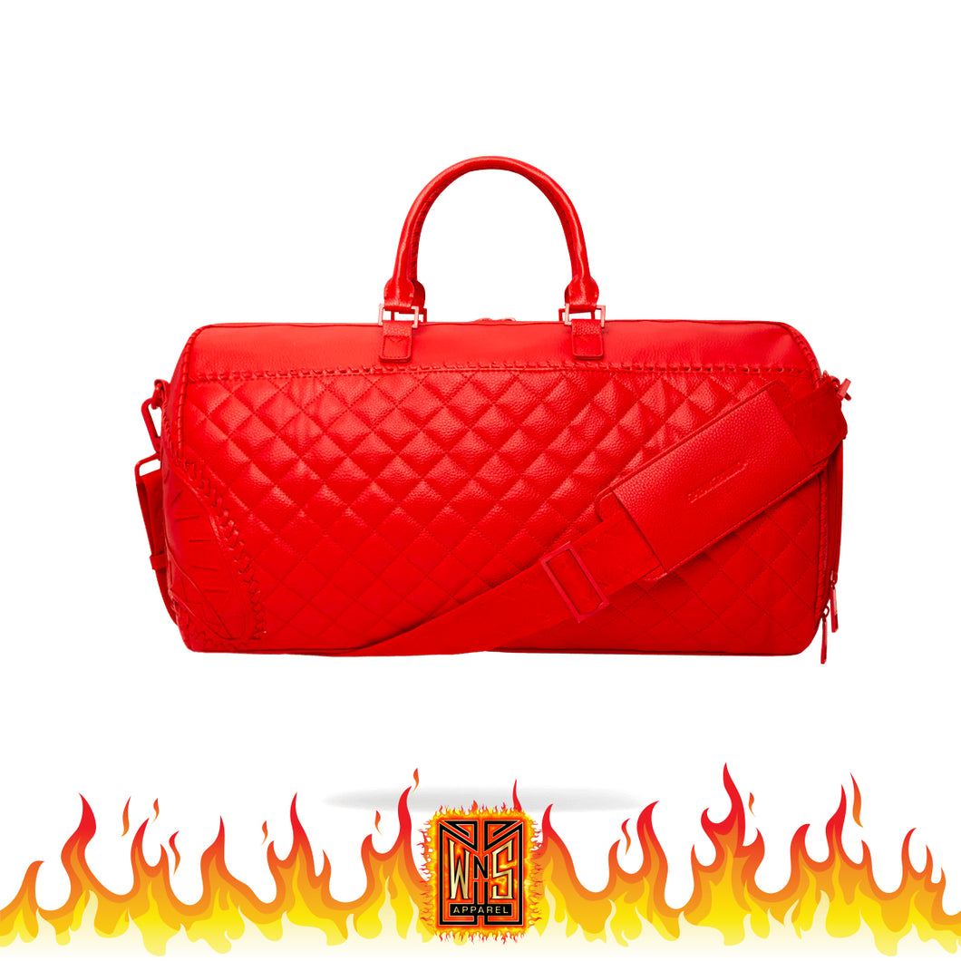 Sprayground Red Riviera Emperor Duffle