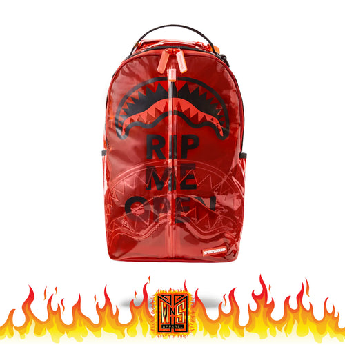 Sprayground Rip Me Open Red Backpack